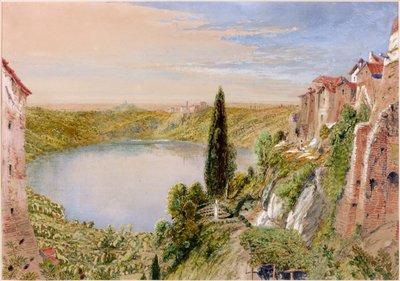Lago Nemi, 1862 de William Bell Scott