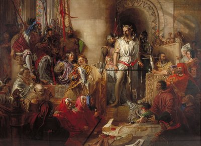 El juicio de Sir William Wallace en Westminster de William Bell Scott