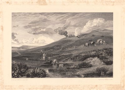 Dartmoor; nacimiento del Tamar y del Torridge de William Bernard Cooke