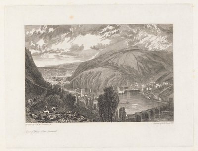 Looe Este y Oeste, Cornualles de William Bernard Cooke