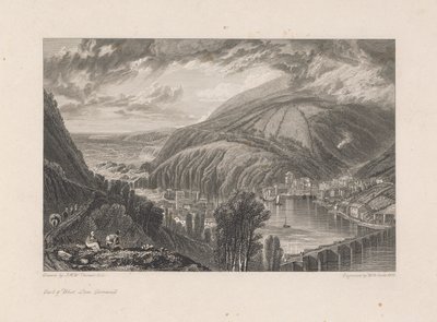 Looe Este y Oeste, Cornualles de William Bernard Cooke