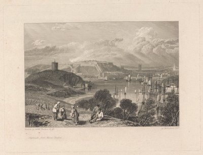 Plymouth, desde el Monte Batten de William Bernard Cooke