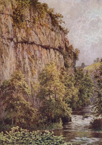 Chee Tor, Chee Dale, cerca de Buxton de William Biscombe Gardner