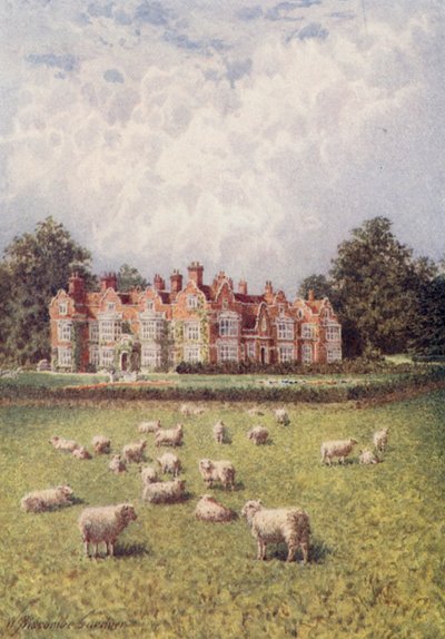 Goddington Park, Ashford (litografía en color) de William Biscombe Gardner