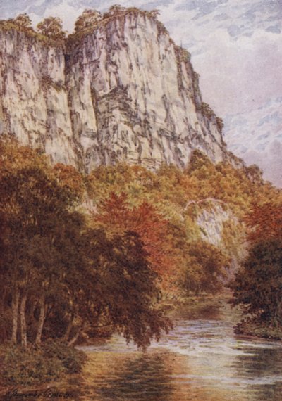 El Alto Tor, Matlock (litografía en color) de William Biscombe Gardner