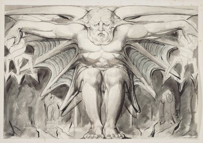 Una Deidad Destructora de William Blake
