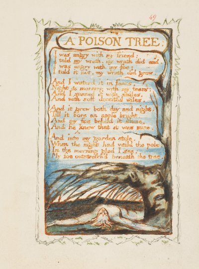 Un Árbol Venenoso. Canciones de Inocencia y de Experiencia de William Blake