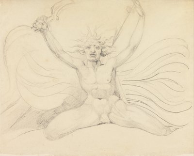 Albion Obligando a los Cuatro Zoas a Sus Tareas Propias de William Blake