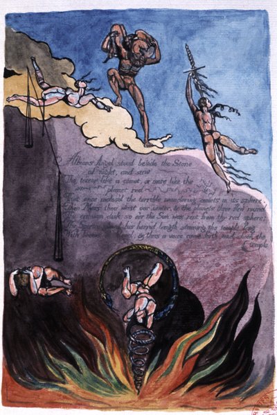 Ángel de Albión de William Blake