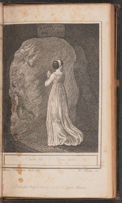 Canto III, Verso 201, publicado 1803 de William Blake