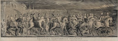 Los peregrinos de Canterbury de Chaucer de William Blake