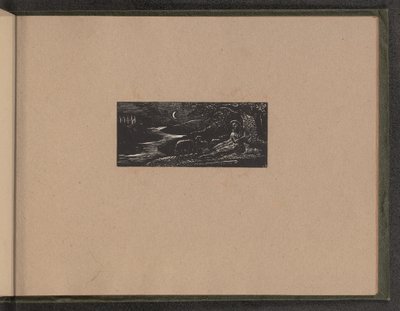 Colinet descansando de noche de William Blake