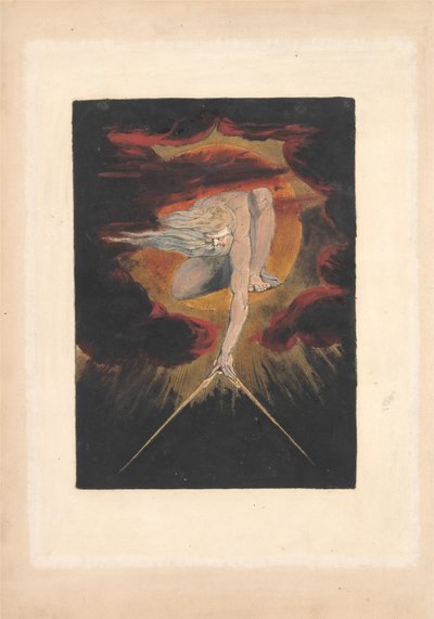 Europa. Una Profecía, Placa 1, Portada de William Blake