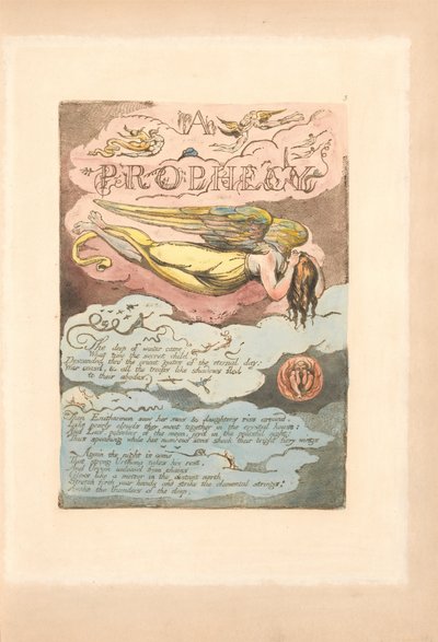 Europa. Una Profecía, Lámina 5, Una - Profecía - El profundo invierno llegó . . . .  (Bentley 6) de William Blake