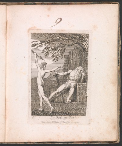 Para Niños. Las Puertas del Paraíso, Placa 10, ¡Mi Hijo! ¡mi Hijo! de William Blake