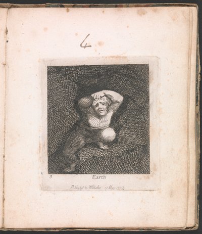 Para niños. Las Puertas del Paraíso, Lámina 5, "Tierra" de William Blake