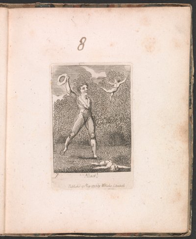 Para niños. Las Puertas del Paraíso, Lámina 9, "¡Ay!" de William Blake