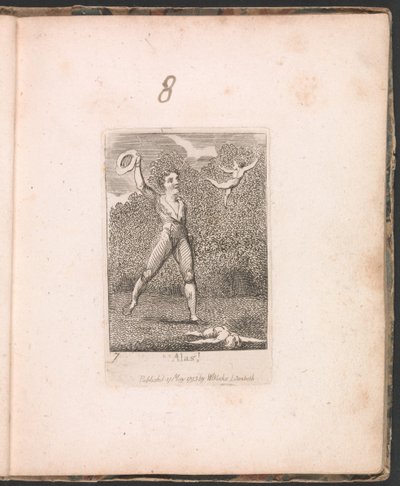 Para Niños. Las Puertas del Paraíso, Placa 9, ¡Ay! de William Blake