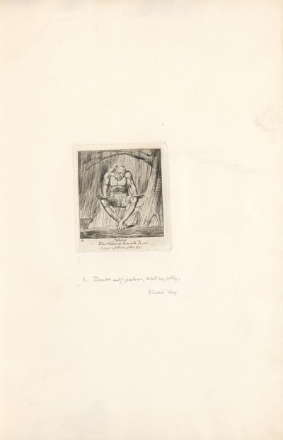Para los Sexos - Las Puertas del Paraíso, Lámina 4, Agua de William Blake