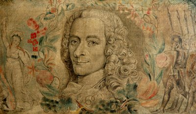 François Marie Arouet de Voltaire, c.1800 (temple sobre lienzo) de William Blake