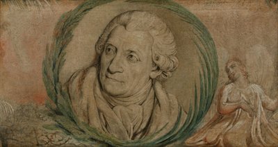 Friedrich Gottlieb Klopstock (temple sobre lienzo) de William Blake