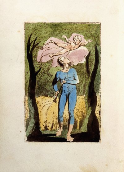 Frontispicio, de "Canciones de Inocencia", 1789 de William Blake