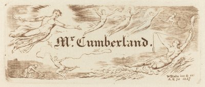 Tarjeta de George Cumberland de William Blake