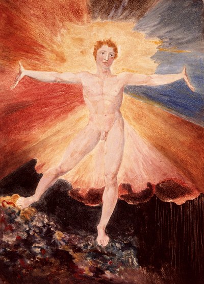 Día Feliz o La Danza de Albión, c.1794 de William Blake