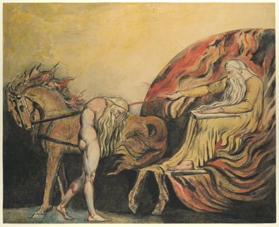 Dios juzga a Adán de William Blake