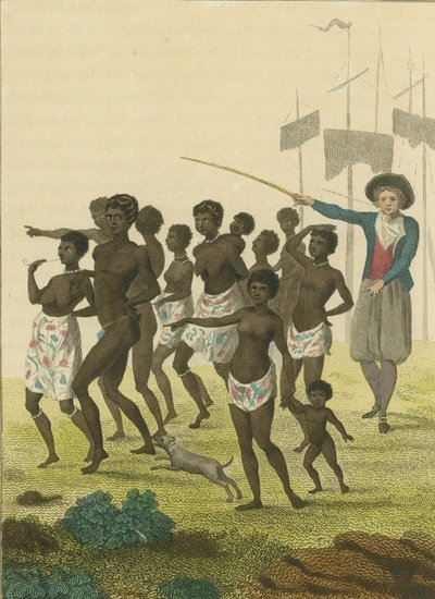 Grupo de personas negras, importadas para ser vendidas como esclavos, 1793 de William Blake