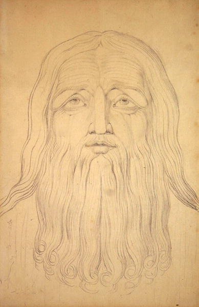 Cabeza de Job de William Blake