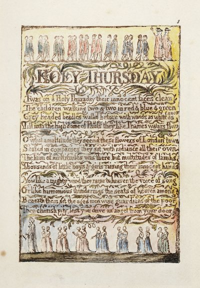 Jueves Santo, 1789 de William Blake