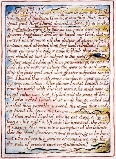 "Al fin sería probado que originé...", texto e ilustración de 