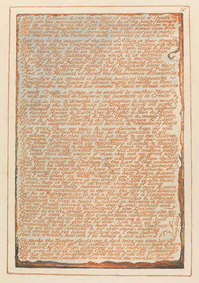 Jerusalén, Placa 10, En los Hornos de William Blake