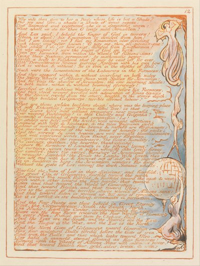 Jerusalén, Placa 12, ¿Por qué le darás a ella... de William Blake