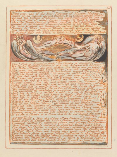 Jerusalén, Lámina 18, De cada una de las Cuatro Regiones.... de William Blake
