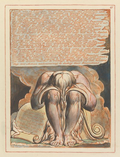 Jerusalén, Placa 41, Bath que es legiones... de William Blake