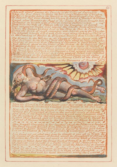 Jerusalén, Placa 63, Jehová se encontraba entre los druidas... de William Blake
