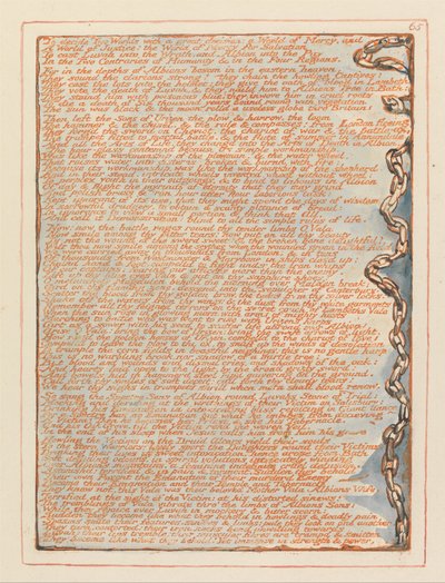 Jerusalén, Placa 65, Para decidir Dos Mundos... de William Blake