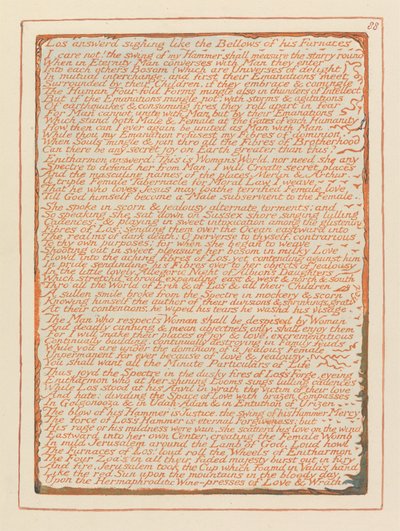 Jerusalén, Placa 88, Los respondió suspirando de William Blake