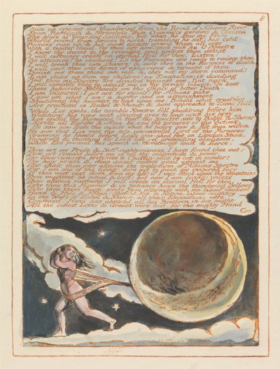 Jerusalén, Placa 8, Se levantó contra mí... de William Blake