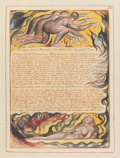 Jerusalén, Placa 93, Enitharmon escuchó de William Blake