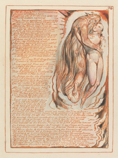 Jerusalén, Placa 96, Como el Sol y la Luna avanzan de William Blake