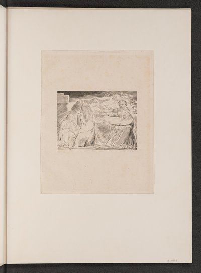 Job reprendido por sus amigos de William Blake