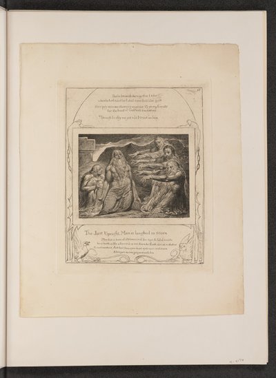 Job reprendido por sus amigos de William Blake