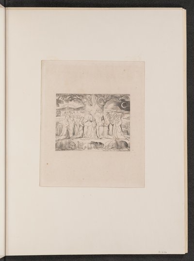 Job y su familia de William Blake