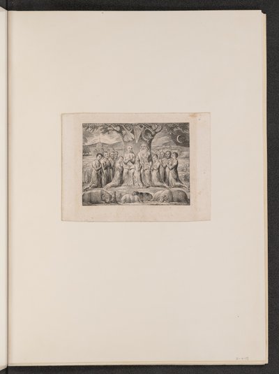 Job y su familia de William Blake