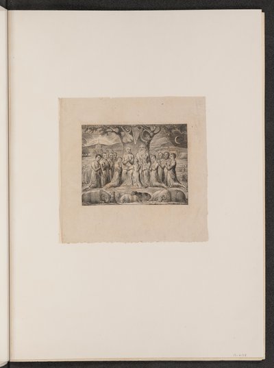 Job y su familia de William Blake
