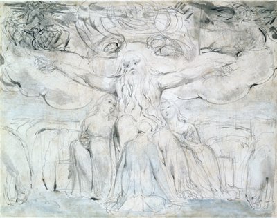 Job y sus hijas de William Blake