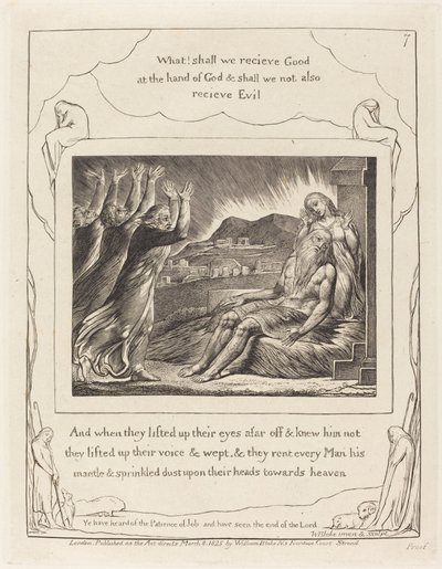 Los consoladores de Job de William Blake
